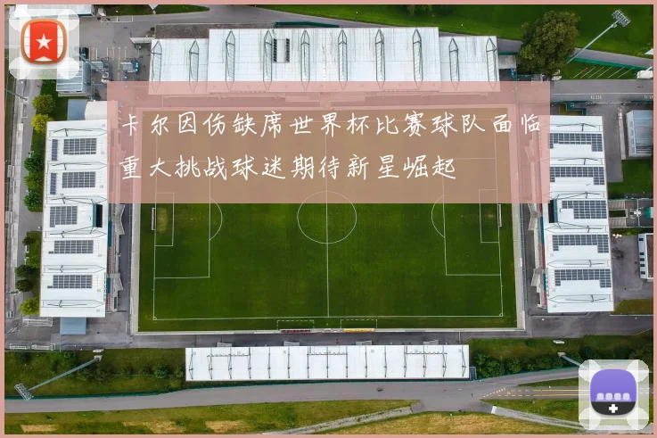 卡尔因伤缺席世界杯比赛球队面临重大挑战球迷期待新星崛起